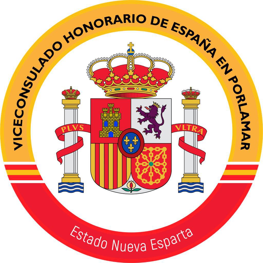Escudo Viceconsulado Honorario de España en Porlamar